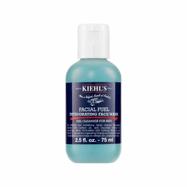 Kiehl´s Gel Limpiador Facial para Hombre - Kiehl’s Facial Fuel Cleanser- Refrescante y Energizante, Limpia sin Resequedad con Cafeína, Mentol y Vitamina E, Travel Size, 75ml