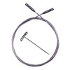 chiaogoo SWIV360 Silver Cable 125 cm Small - 1 Piece