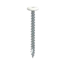 DAIDOHANT 10176834 Woodworking Screw Good (White Head) (Nominal Diameter d) 0.2 x Length 2.0 inches (50 mm) Washer Head [Iron / Uniqlo] (70 Pieces)