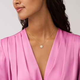 Fossil Sadie Women's Stainless Steel Necklace with Lobster Clasp, Stainless Steel, No Gemstone