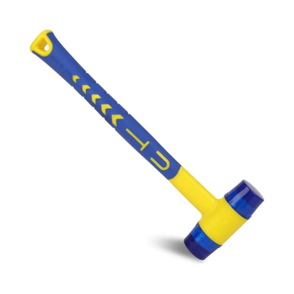 Rubber Hammer Double-Faced Soft Hammer Mallet Double Face Hammer with