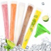 GeorgeX 50Pcs Desechable Popsicle Mold Bag Moldes para Cubitos de