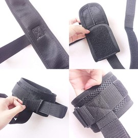 Leg Thigh Lifter Band Medical Transfer Cushion with Wrist Strap Handle Movement Transfer Mobility Device Leg Moving Auxiliary Belt (M, 1PAIR)
