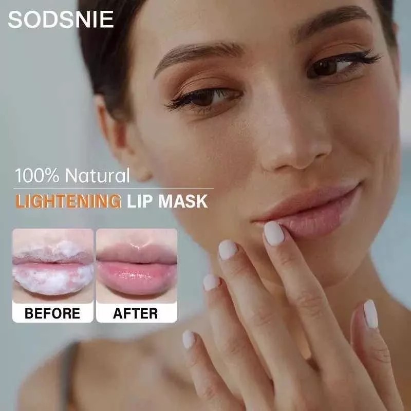 SODSNIE Mascarilla Para Labios Oscuros Aclaradora Para Labios Rosas