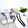 XMHBG 6 Pack Book Page Holder Clips with Torsion Spring
