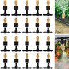 Mornajina 20Pcs Three-Way Atomizing Nozzle with Drip Irrigation Connector for