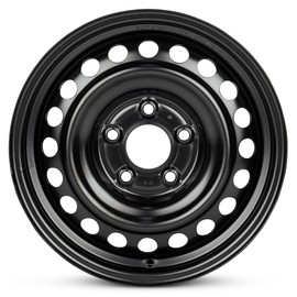 For 00-01 Nissan Maxima 15 Inch Black Steel Rim - OE Direct Replacement - Road Ready Car Wheel