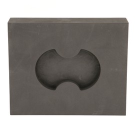 Graphite Mould Good Thermal Conductivity Coin Shape High Density Save Energy Graphite Molds for DIY Crafts