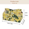 2 Pack Tissue Box Cover Holder, Palm Tree Leaves Tropic