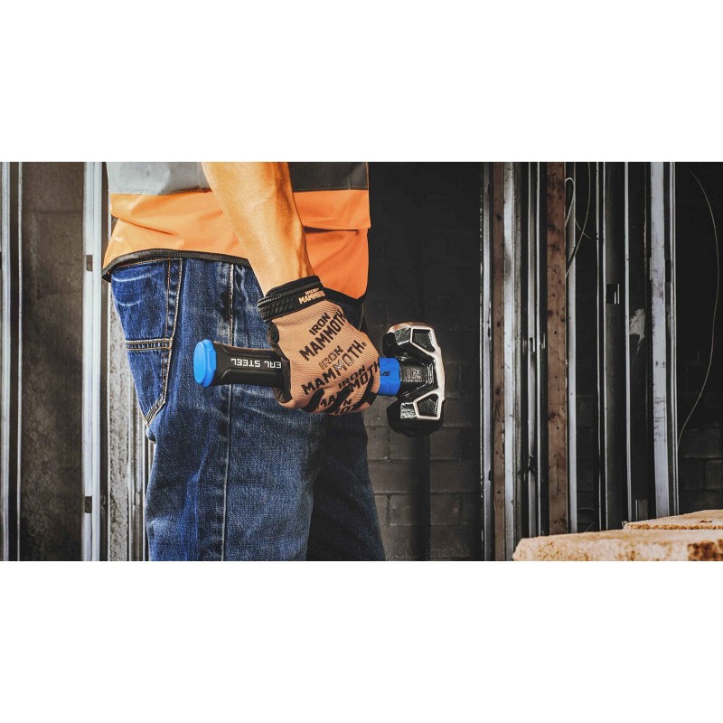 Real Steel Sledge Hammer, 3Lb Drilling Club Hammer For Striking
