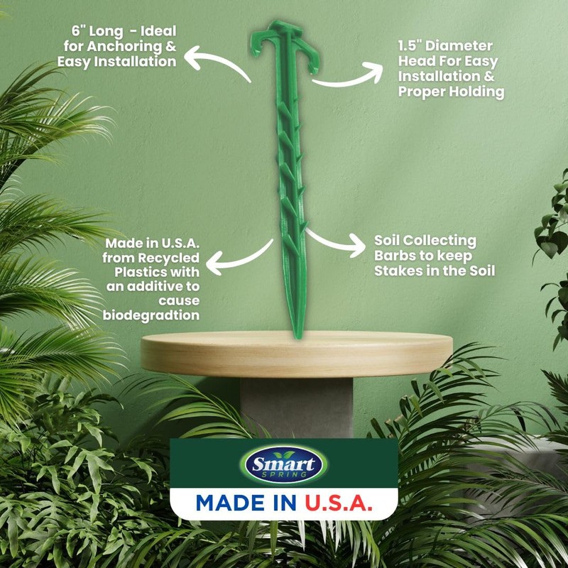 Heavy Duty Garden Stakes - Stronger Holding Power vs Metal