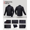 RIDEIRON CE Class A Men's Winter Motorcycle Jacket with Shoulder