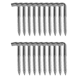 Rwoythk Cabinet Hanger 5.8 x 65 mm, Pack of 20 Angle Screws for Cabinet Wall Mounting, Angle Screws