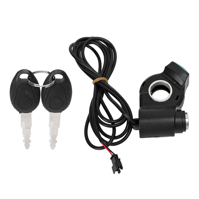 Electric Bike Throttle Grip Kit Speed Handlebars with Blue Font