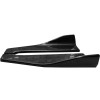 ZTT Gloss Black Rear Bumper Side Splitter For Ford Mustang
