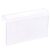 sourcing map Pack of 30 L-Shape Label Holders 80 x