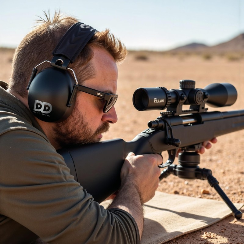 Professional Safety Ear Muffs by Decibel Defense - 37dB NRR