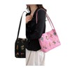 Women's Elegant Floral Fabric Shoulder Bag, Summer Trendy Large Capacity