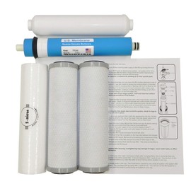 ALTON Commercial Grade Standard Size replacement filters for all standard RO systems, get two times extended service life save time & money Compatible to brands Watts, APEC, iSpring a set of 5 filters