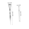 STOBOK Long Tweezer Jewelry Craft Tool Set Stainless Steel Nonslip