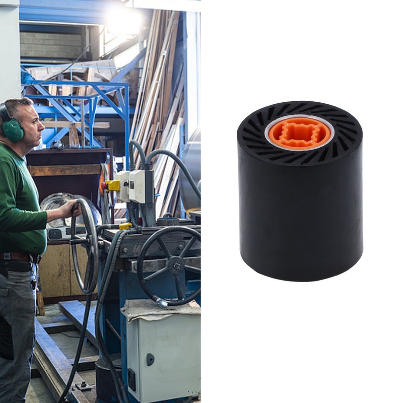 Wire Drawing Wheel Rubber Aluminum Core Polishing Burnishing Sand Roller