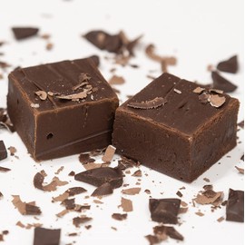 Valley Fudge, Dark Chocolate, Fresh Artisan Fudge, Real Butter, Gourmet Candy, One Pound Package