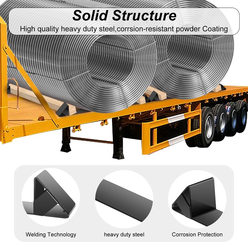 Colinktool Heavy Duty Steel Coil Chock/Bunk/Rack, 33” Long Coil Rack