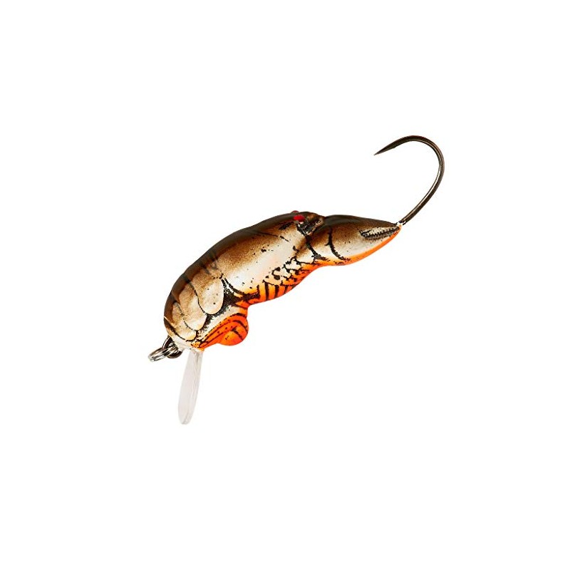 Rebel Lures F5875 Micro Crawfish Tackle, Ditch Brown