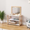 Ogears Montessori Baby Pull Up Bar, Montessori Small Mirror is