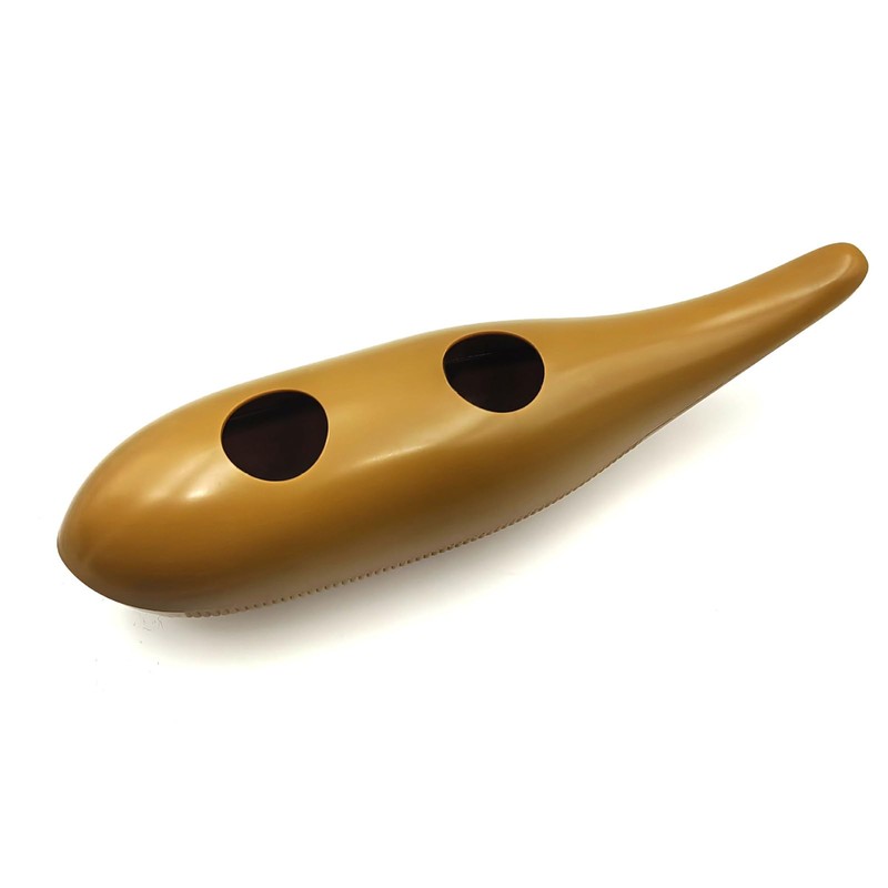 xinyee Guiro Instrument with 1 Scraper Portable Fish Shaped Latin