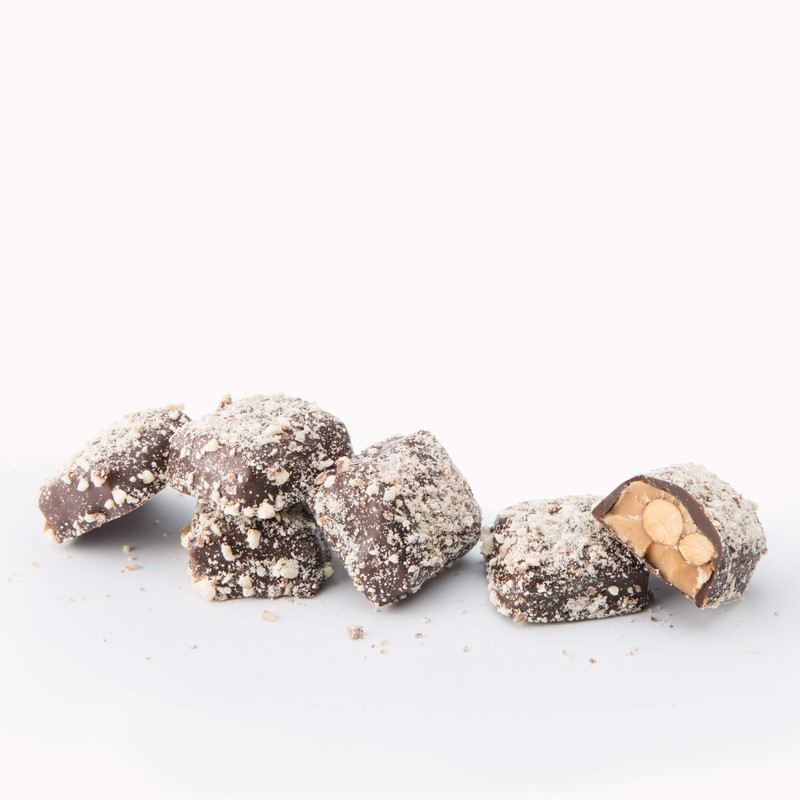 Enstrom Dark Chocolate Almond Toffee Petites 30oz box | Bite-size