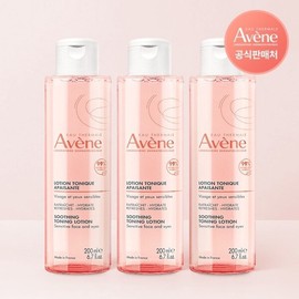 Avene Soothing Toning Lotion 200ml 3pcs / 아벤느 수딩 토닝 로션 200ml 3개
