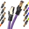 Duronic CAT8 PE 1 m Ethernet-Kabel | 40 Gbps Netzwerkabel