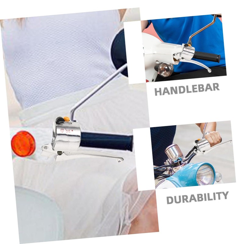 Gatuida Motorcycle Switch Handle User-Friendly Design Headlight Brake Lever for