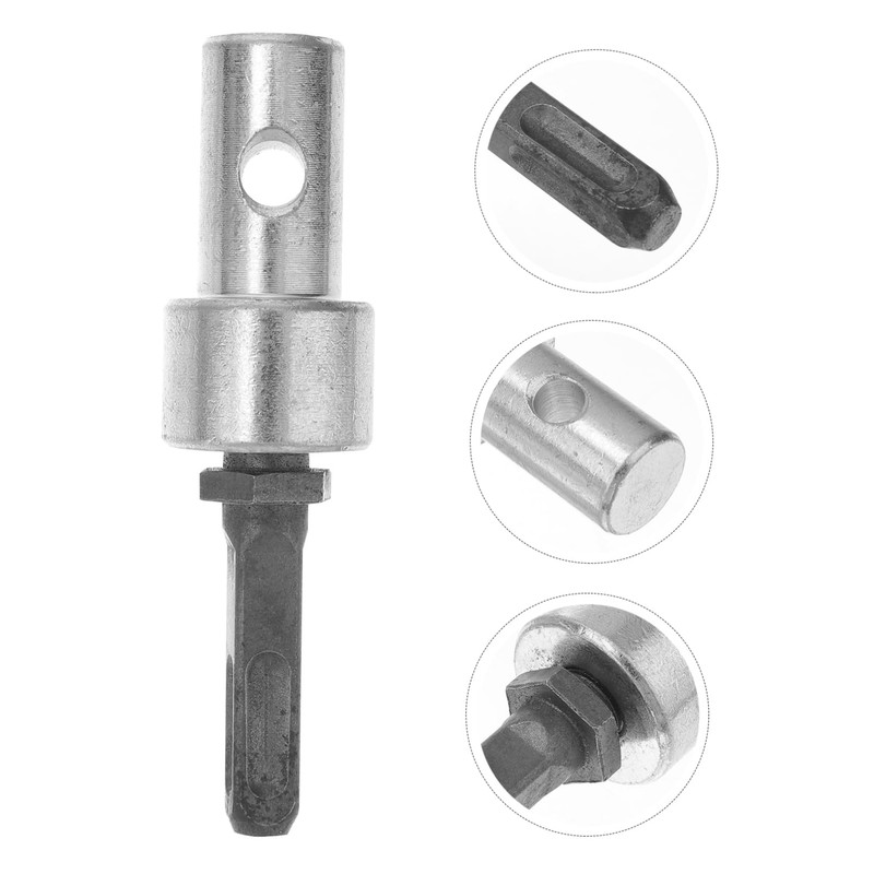 Tofficu Earth Auger Adapter Drill Bit Converter for Hammer Drill