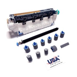 USA Printer Q5998-67904-DMK-USA (Q5998A Q5998-67903) Deluxe Maintenance Kit for HP Laserjet 4345 Includes RM1-1043 Fuser, RM1-0699 Transfer Roller, & Tray 1-4 Roller Kit (110V)