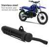 Motorcycle Exhaust Pipe Stainless Steel Rustproof Replacement for PW80 PY80