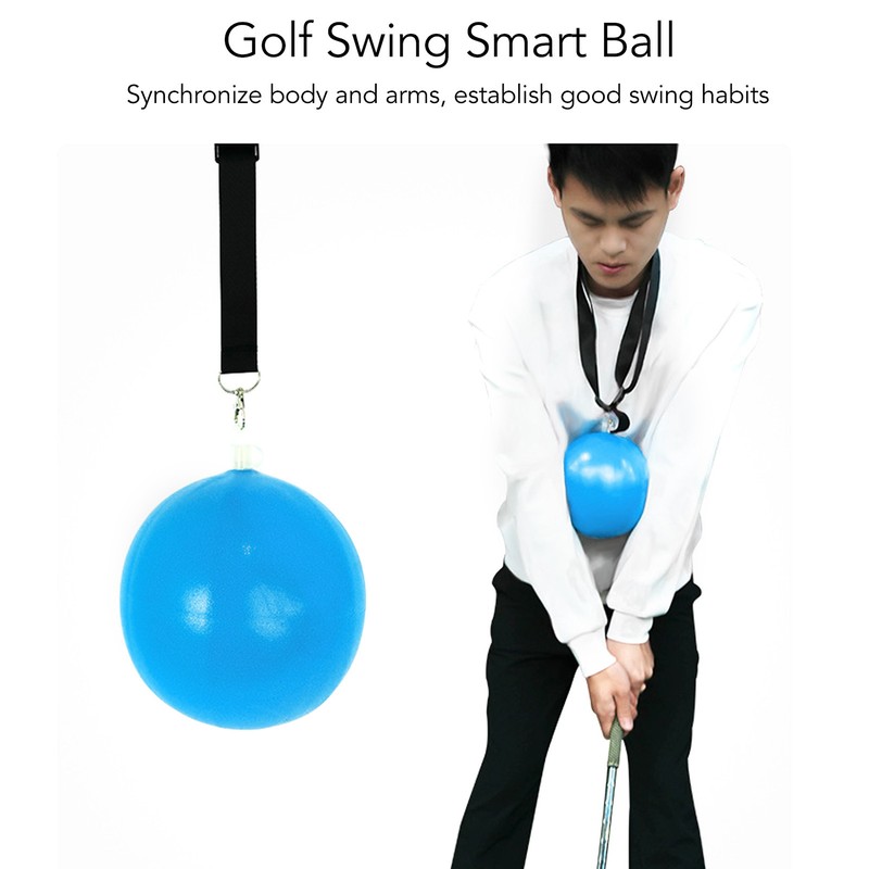 Golf Swing Trainer Ball Inflatable Practice Ball Swing Training Aid