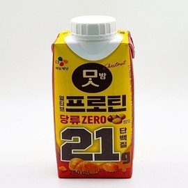 CJ Alive Vegan Protein White Flavor 250ml 9 Packs + Chestnut Flavor 250ml 9 Packs / 씨제이 얼티브 비건 프로틴 쌀밥 250ml 9개 + 밤맛 250ml 9개