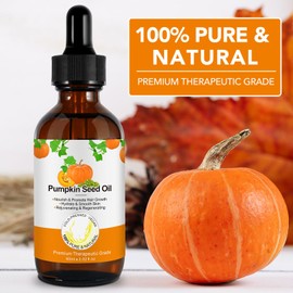 A r b c r n Pumpkin Seed Oil,Pure Pumpkin Seed Oil for Hair Growth Cold Pressed,Moisturizing Scalp, Nourishment for All Hair and Skin 2 Fl Oz