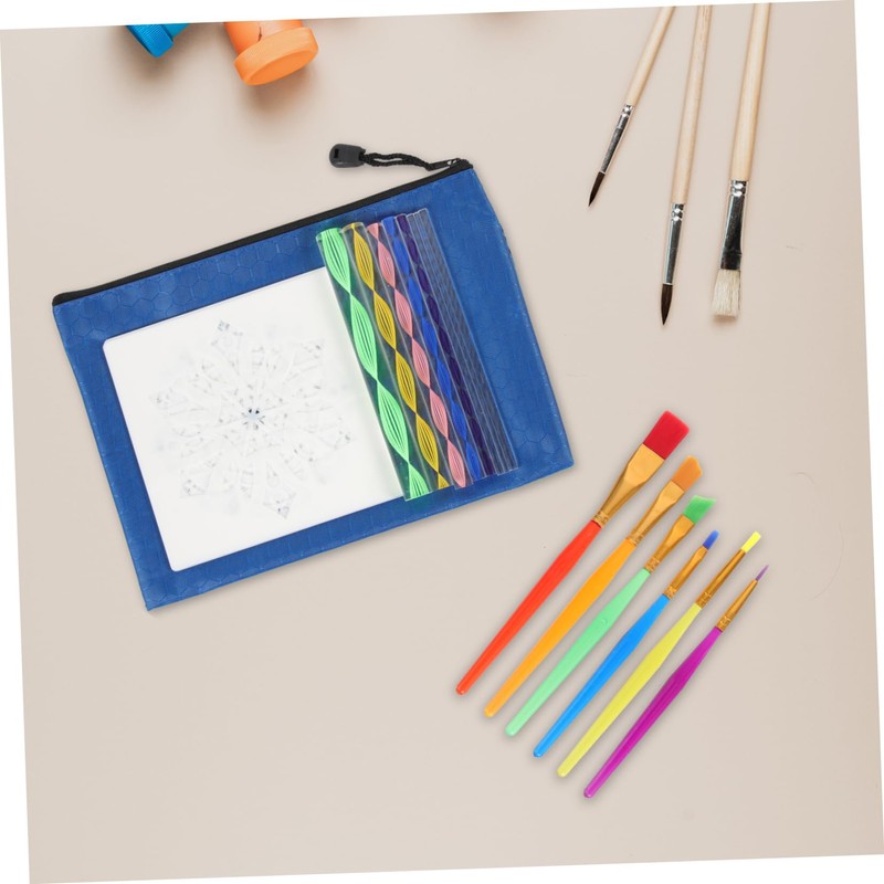 TEHAUX Portable Rocks Painting Kit DIY Dotting Tools Compact Mandala