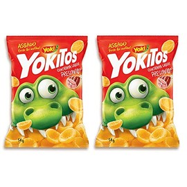 Yokitos Conchinha Sabor Presunto 54 grs. - 2 Pack / Ham Flavored Corn Chips 1.9 oz. - 2 Pack