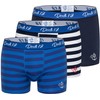 Dock13 Men's Boxer Shorts Maritime (Pack of 3), darkblue