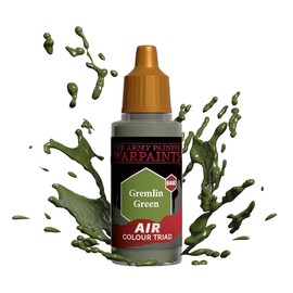 The Army Painter Warpaints Air - Non-Toxic Water Based Airbrush paint – acrylic paint and primer for Tabletop Roleplaying, Boardgames, and Wargames Miniature Model Painting (Gremlin Green)