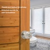 Gobrico Satin Nickel Round Door Knob 5/10 Pack (Privacy, 10