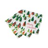 Talking Tables Pack of 21-Recyclable Christmas Tree Napkins Zero Plastic-Perfect