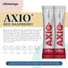 AXIO Regular Energy Drink Powder, Red Raspberry, 30 Packets, Instant