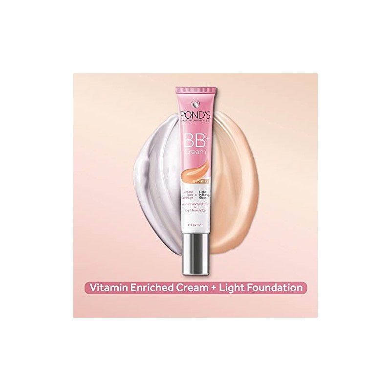 POND'S BB+ - Sombra natural, cobertura de luz con SPF