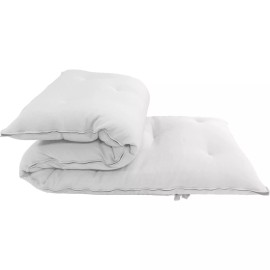 Danfuton Queen Floor Rolling Futon Mattress, Cotton Shikifuton Bed Mat 3x60x80 White