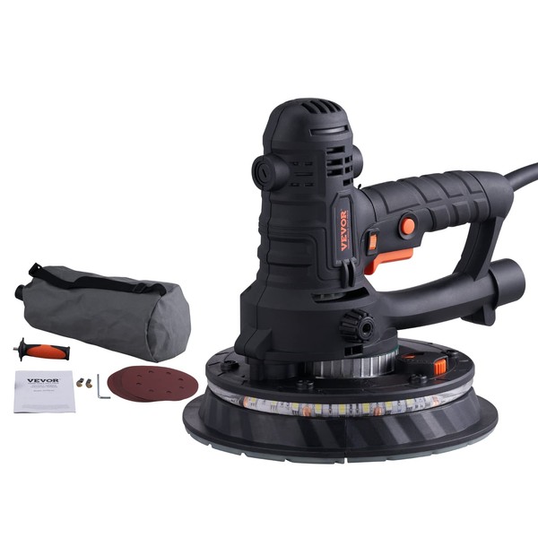 VEVOR VEVOR Drywall Sander, 800W Brushless Motor Electric Sander, Variable